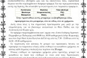 ΣΥΓΚΕΝΤΡΩΣΗ ΤΡΟΦΙΜΩΝ ΓΙΑ ΤΟ ΠΑΣΧΑ